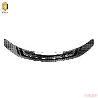 Дефлектор капота CA Plastic серия "Art" белый для Fiat Fullback (2016-2020) № 2010011412516