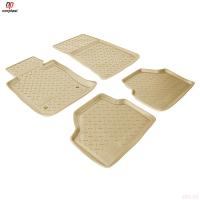 Коврики салона Norplast бежевые для BMW X1 (E84) (2009-2015) № NPL-Po-07-60-B