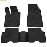 Коврики салона EVA cоты резиновые для Renault Arkana (2019-2025) с черным кантом № 9029040101