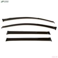 Дефлекторы боковых окон Cobra для Volkswagen Passat B6 универсал (2005-2010) с хромированным молдингом № V22505CR