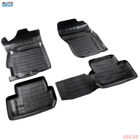 Коврики салона Avtodriver Avangard для Mitsubishi Lancer 10 (2007-2017) № ADRAVG009