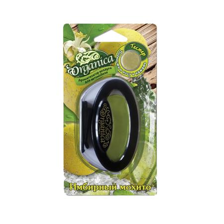 Ароматизатор на дефлектор жидкостный (6,5 мл) ORGANICA с пробником, Имбирный мохит