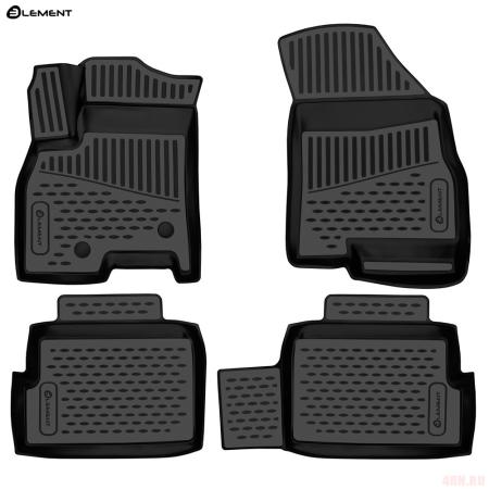 Коврики 3D салона для Xcite X-Cross 7 (2024-2025) № ELEMENT3DA71181210k