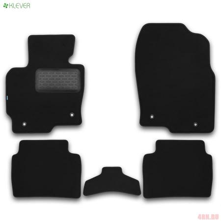 Коврики салона Klever текстильные Premium для Mazda CX-5 АКПП (2011-2016) № KVR03332222110kh
