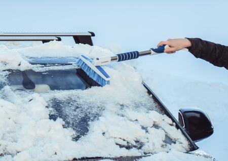 щетка для снега телескопическая michelin со скребком № 6866mch