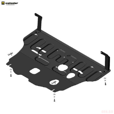 Защита картера и КПП для Hyundai Elantra (2019-2025) № 70913