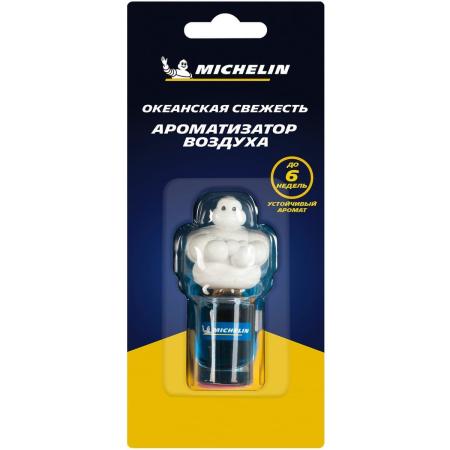 Ароматизатор воздуха MICHELIN Бибендум, подвесной, жидкостный, 5 мл. "океанская свежесть" № 87862