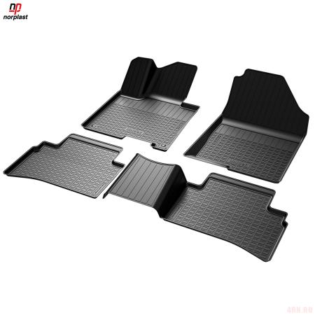 Коврики салона 3D для Kia Sportage (2022-2025) (короткая база, бензин/дизель) № NPA11-C43-532