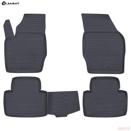 Коврики салона Element для Volvo XC90 (2002-2014) серые № NLC.50.04.211