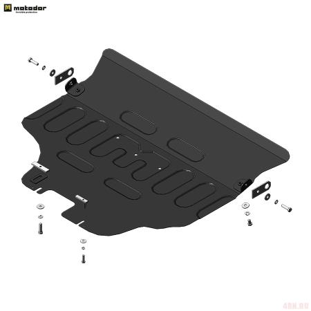 Защита картера для Subaru Outback (2021-2025) № 72203