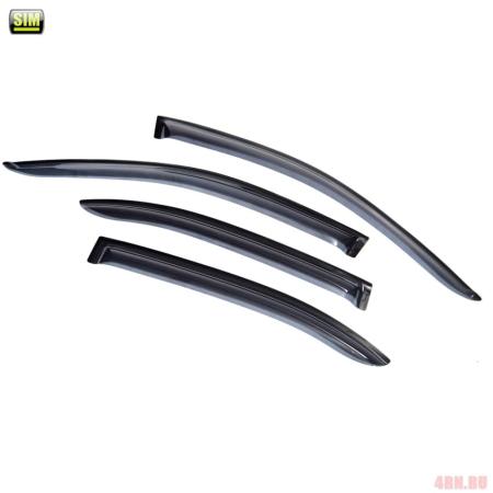 Дефлекторы боковых окон SIM для Lifan Solano 620 (2008-2014) № SLIFSOL0832
