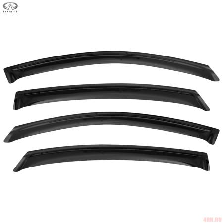Дефлекторы окон оригинальные для Infinti QX70 (2013-2017) № 999DEFS51X1