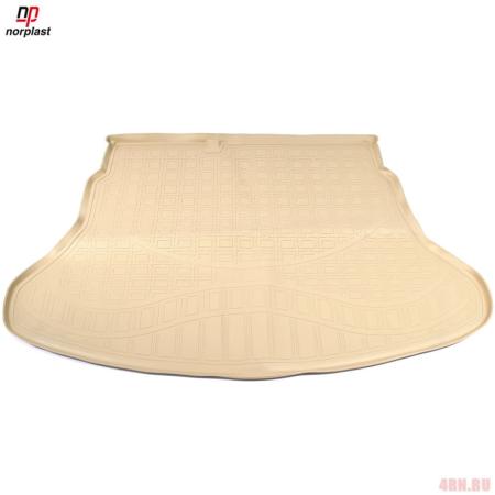 Коврик в багажник Norplast для Kia Rio седан (2017-2023) бежевый № NPA00-T43-504-B