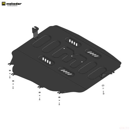 Защита двигателя и КПП для GAC GS3 (2024-2025) № 77805