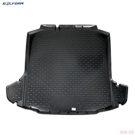 Коврики багажника для Volkswagen Polo (2020-2025) с выемками под перегородки № B1303