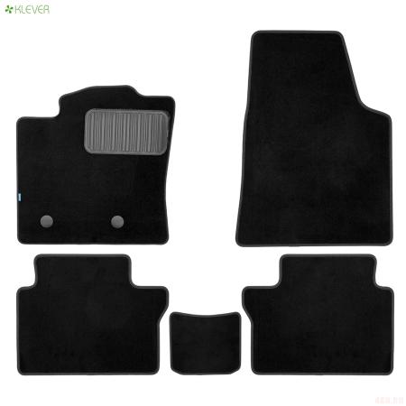 Коврики салона текстильные Premium для FAW Bestune B70 (2020-2024) 5 шт. № KLEVER0306201722110kh