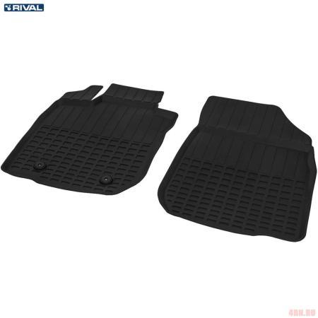 Коврики салона Rival литьевые передние для Lada (ВАЗ) Largus фургон 2 места (2012-2025) № 66003001