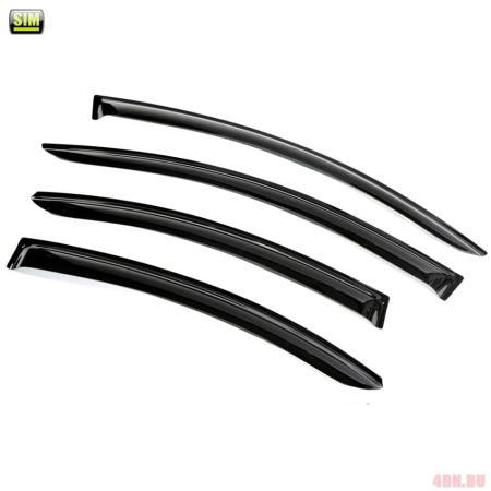 Дефлекторы боковых окон SIM для Mazda 6 седан (2008-2012) № SMAMA60832
