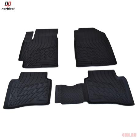 Коврики салона Norplast для Hyundai Solaris седан (2017-2022) № NP11-LdC-31-380