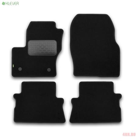 Коврики салона Klever текстильные Standart для Ford Kuga (2013-2019) № KVR02164101210kh
