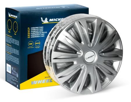 Колпаки колесные MICHELIN 16", "42 Нардо", серебристые, 4 шт. № 300256