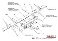 Фаркоп Imiola для Mercedes Vito (W638) (без паркотников) (1996-2003) № M.008