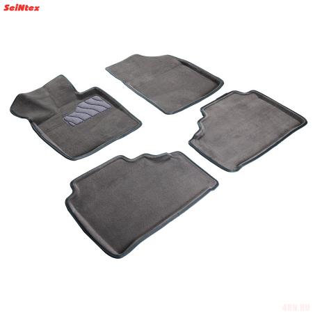 Коврики салона 3D текстильные для Changan UNI-K (2020-2025) серые № 99759