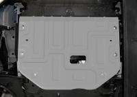 Защита двигателя и КПП для Ford Tourneo Custom FWD (2012-2023) № 333.1867.1