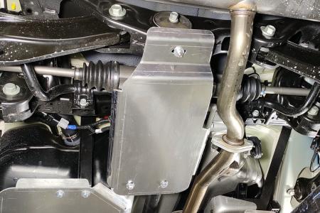 Защита заднего редуктора для Kia Seltos (2020-2025) № ZKTCC00431