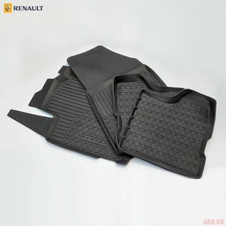 Коврики салона литьевые оригинальные для Renault Duster (2021-2025) № 7711821201