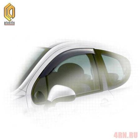 Дефлекторы окон CA Plastic Classic полупрозрачные для Peugeot 207 хэтчбек 3дв. (2009-2013) № 2010030305967
