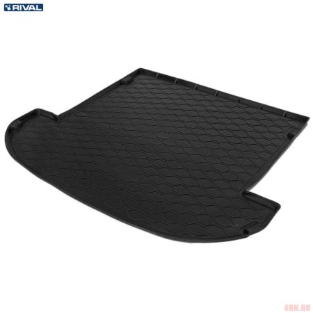 Коврик в багажник Rival для Hyundai Santa Fe 7 мест, сложенный 3-й ряд (2018-2020) № 12306007