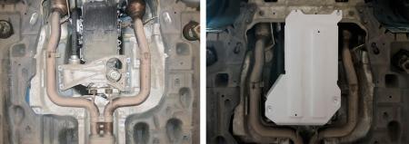 Защита КПП и раздаточной коробки для Maserati Levante (2016-2017) № 333.3602.1