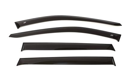 Дефлекторы боковых окон Cobra для SsangYong Kyron (2005-2015) широкие № SE30106