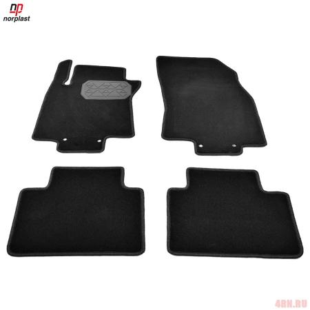 Коврики салона Norplast текстильные для Nissan X-Trail (2015-2022) (Российская сборка) № NPA10-VTe610-813