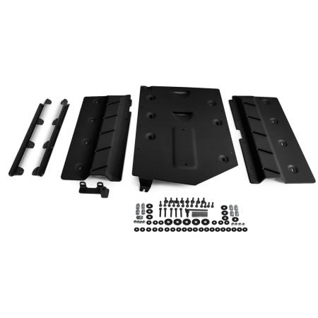 Защита КПП и раздаточной коробки для Rolls-Royce Cullinan (2018-2025) черная, 3 части № 333.2504.1