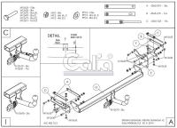 Фаркоп Galia для Nissan Qashqai J11 (2014-2021) № N054A