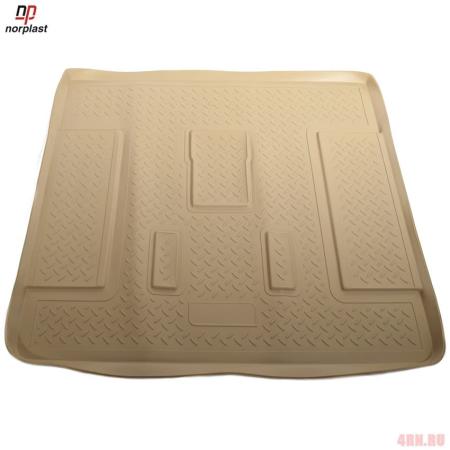 Коврик в багажник Norplast бежевый для Cadillac Escalade (2006-2014) № NPL-P-10-31-B