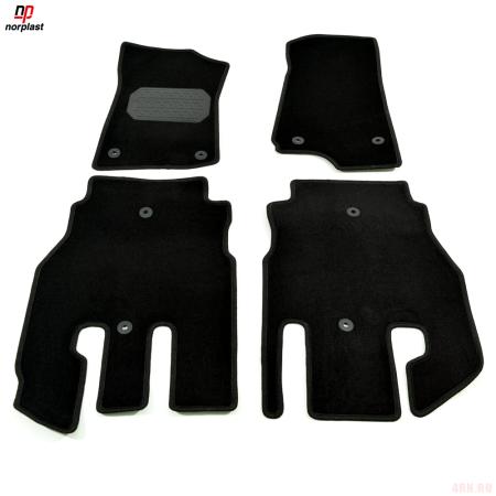 Коврики салона текстильные для Jeep Wrangler (2018-2025) № NPA00-VTe390-520