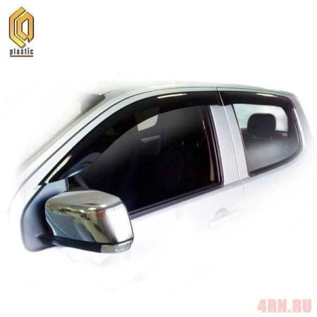 Дефлекторы окон CA Plastic Classic полупрозрачные для Isuzu D-Max (2013-2025) № 2010030312286