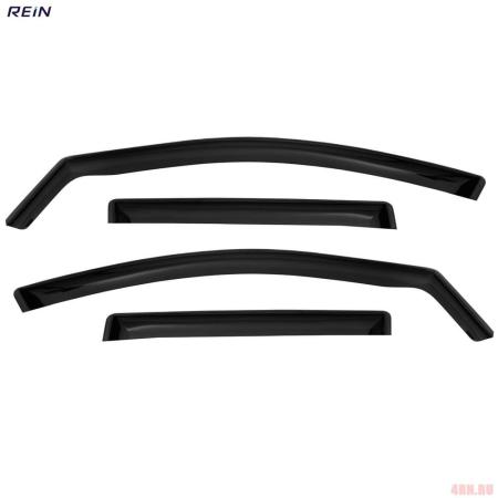 Дефлекторы окон для GMC Sierra 1500 Crew Cab (2019-2025) № REINWV1188