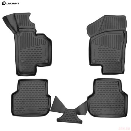 Коврики 3D салона для Volkswagen Jetta (2019-2025) № ELEMENT3D02439210k