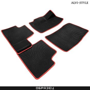 Коврики EVA салона для Volkswagen Touareg (2010-2018) с красным кантом № EVAST20-07BR