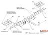 Фаркоп Imiola для Hyundai Accent (2000-2005) № J.009