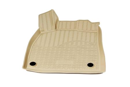 Коврики 3D салона для Audi Q5 (2017-2024) бежевый № NPA10-C05-650-B