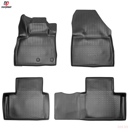 Коврики салона для Renault Scenic (2016-2022) (1,2 ряд) № NPA11-C69-704-1