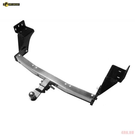 Фаркоп PT Group с хромированной накладкой для Kia Seltos (2020-2024) № 06071502