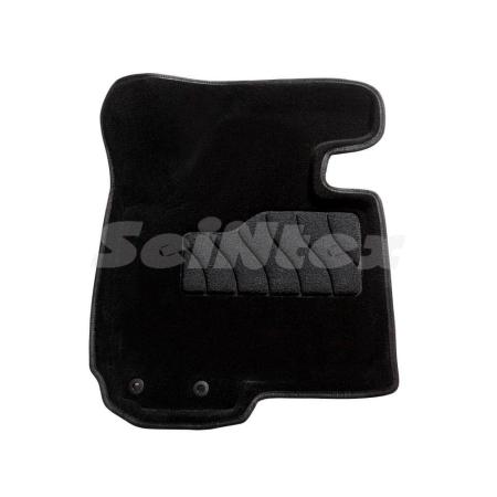 Коврики салона 3D текстильные для Kia Sportage (2010-2015) серые № 82159