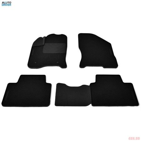 Коврики салона резиновые EVA соты для Lada (ВАЗ) Vesta (2015-2025) № EVTS.0747