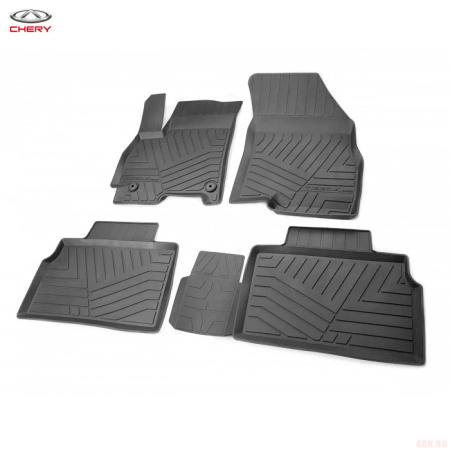 Коврики салона литьевые оригинальные для Chery Tiggo 4 Pro (2020-2025) № CHE121TIG4PPL